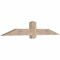 Ekena Millwork Eugene Smooth Timber Gable Bracket, Douglas Fir, 72"W x 12"H x 3 1/2"D x 5 1/2"F, 4/12 Pitch GBW072X12X0406EUG00SDF - alternate 2